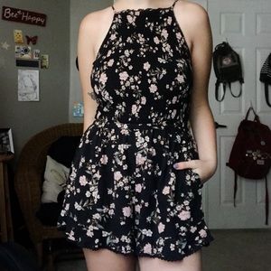 ae floral halter romper 🐝